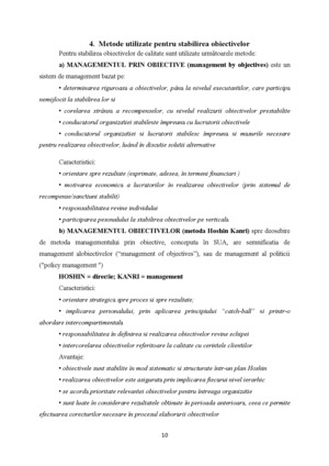 Obiectivele Calității  Proiecte.ro