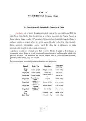 Cercetare De Marketing Cafeaua Proiecte Ro