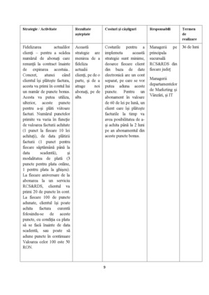 Conceperea Unui Plan Strategic De Piata Pentru Firma Rcs Rds Proiecte Ro