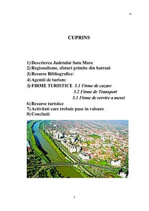 Turismul in Judetul Satu Mare - Tara Oasului - Proiecte.ro