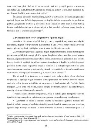 Egalitatea De Sanse Intre Femei Si Barbati Si Accesul Pe Piata Muncii Din Romania Proiecte Ro