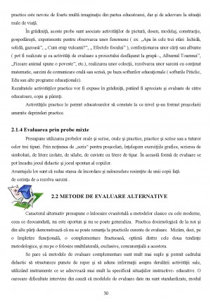 Specificul Evaluarii Didactice In Invatamantul Prescolar Proiecte Ro