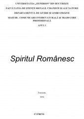 Spirit românesc